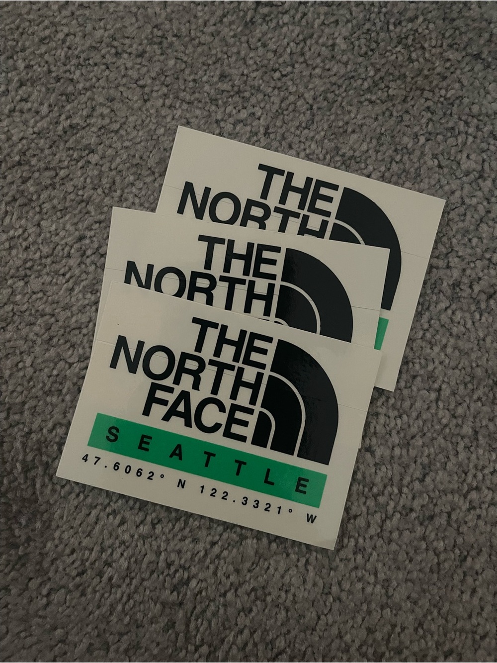 The North Face Stickers - 3 Seattle